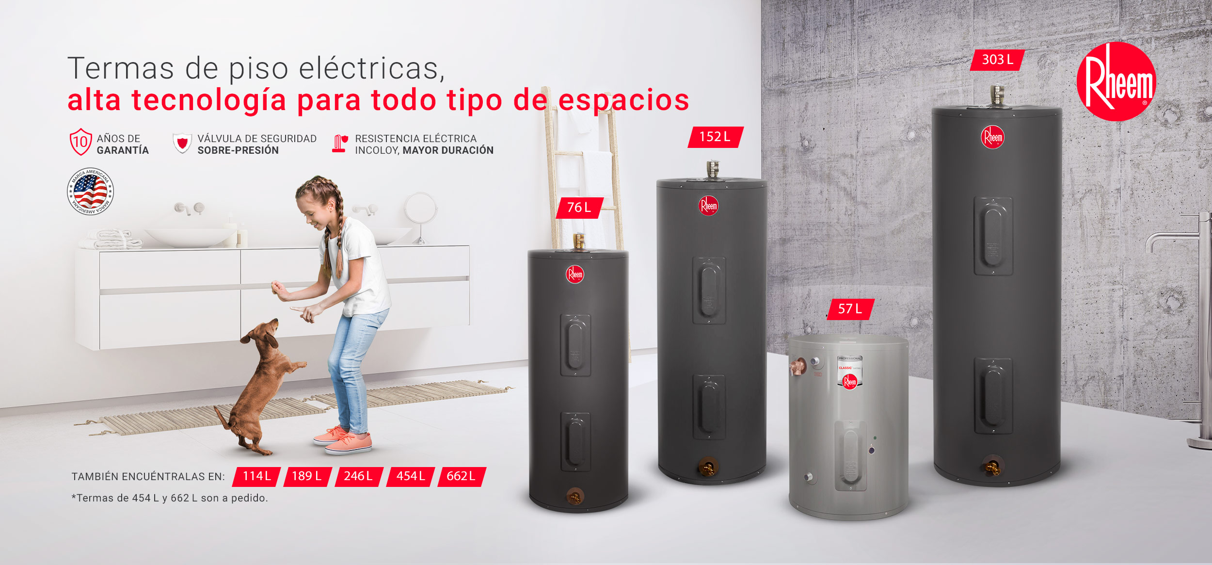 Producto Rheem Terma de Piso