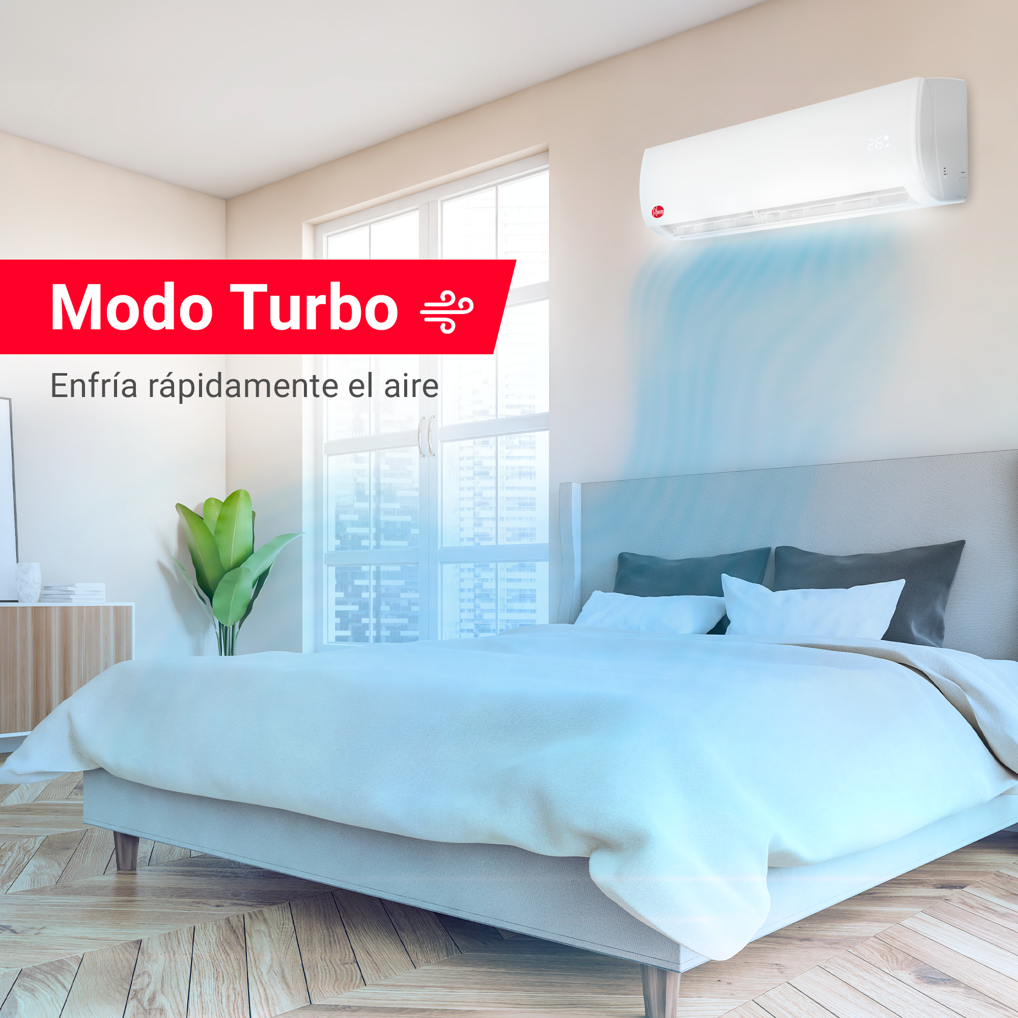 Aire acondicionado Mini Split Rheem ON/OFF 18.000 BTU/HR - Image 3