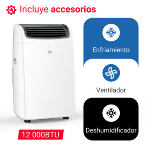 AIRE ACONDICIONADO PORTÁTIL 12KBTU RHEEM (Solo Frio)