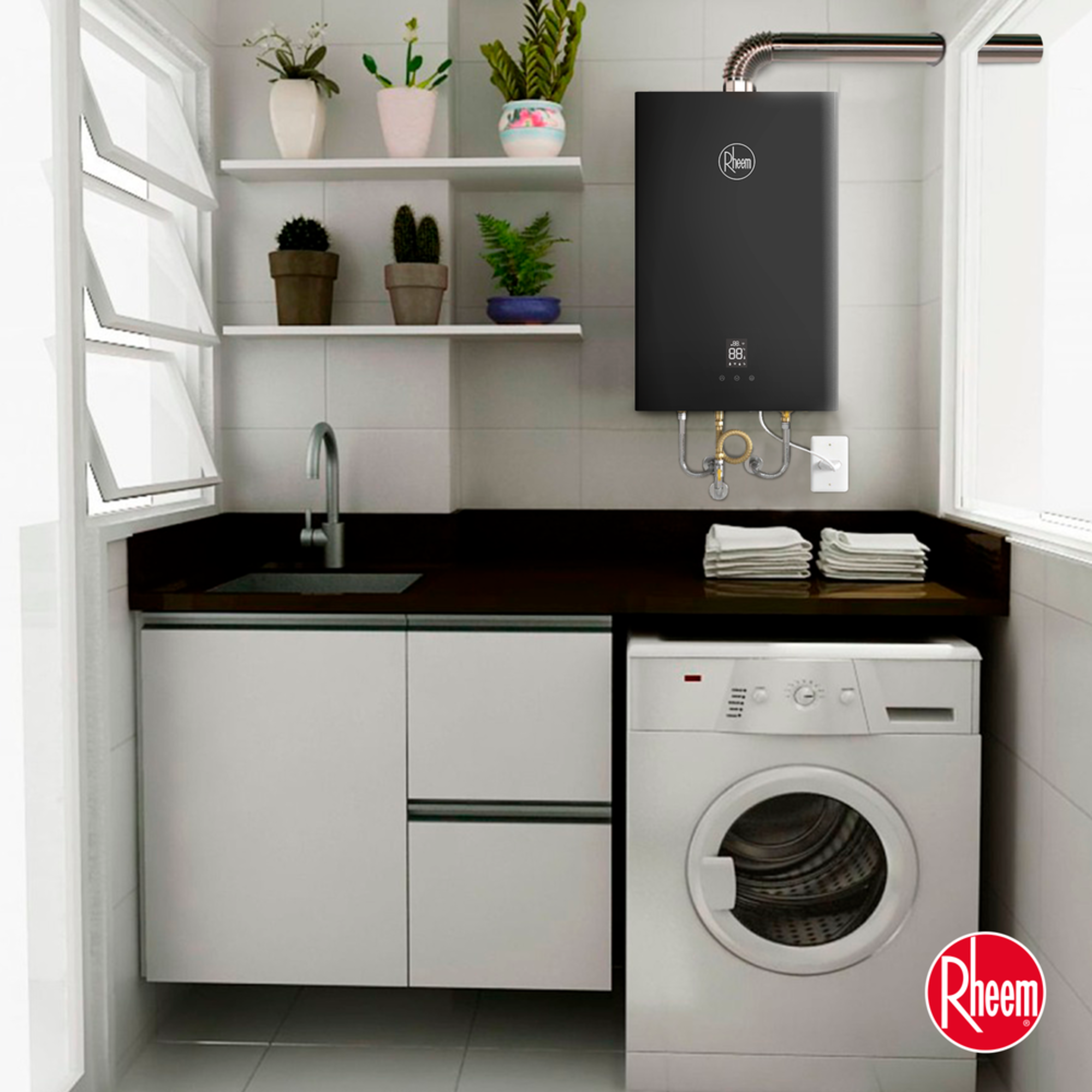 Terma a gas Tiro Forzado WIFI 10L GN - Image 3