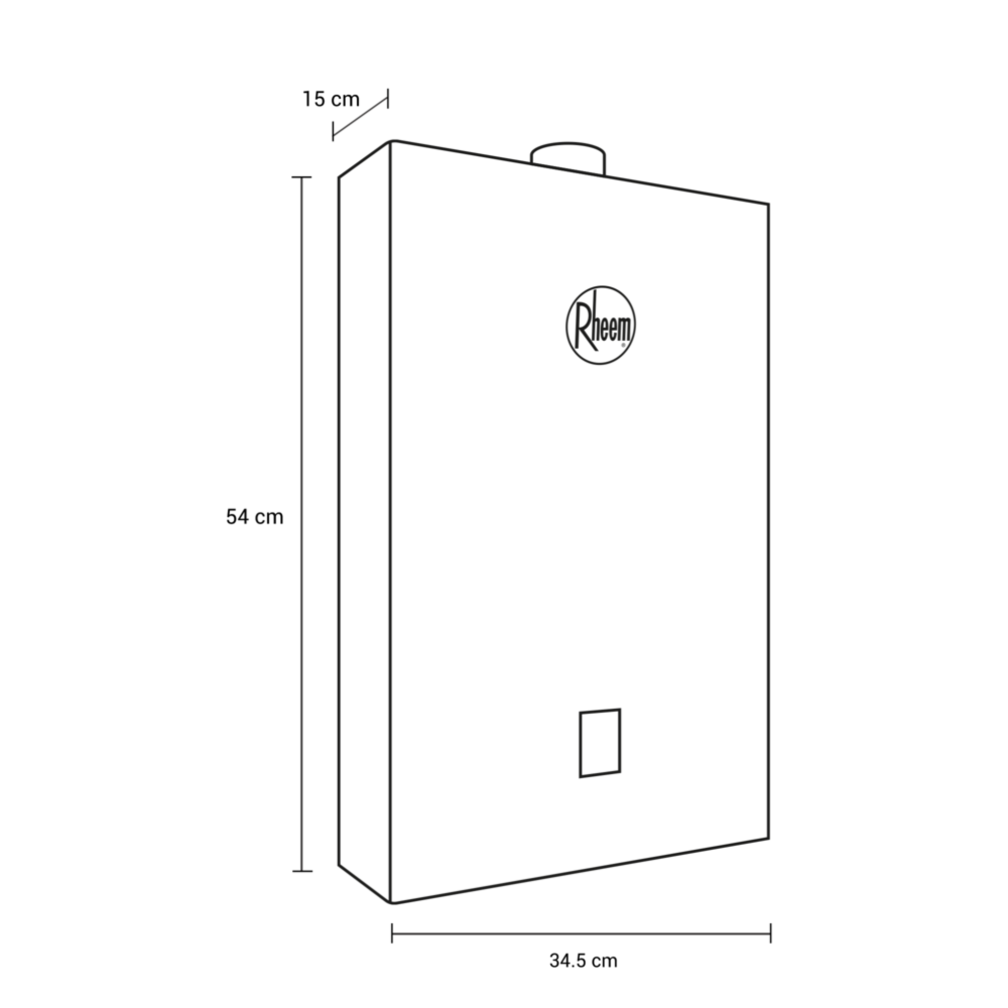 Terma a gas Tiro Forzado WIFI 10L GN - Image 6