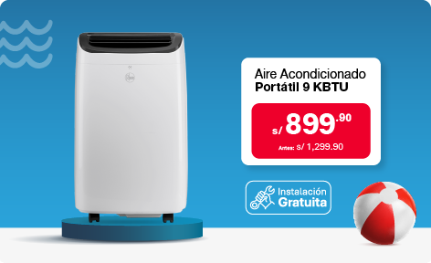 aire acondicionado portátil 9000 btu en descuento