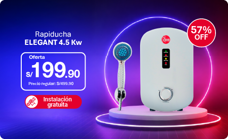 Oferta de calentador de agua eléctrico Rheem Rapiducha Elegant