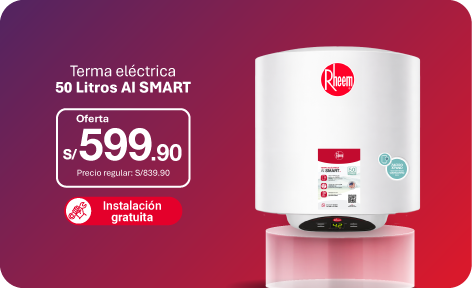 Terma a gas 8 Litros rheem en descuento