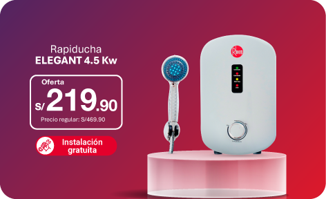 Oferta de calentador de agua eléctrico Rheem Rapiducha Elegant