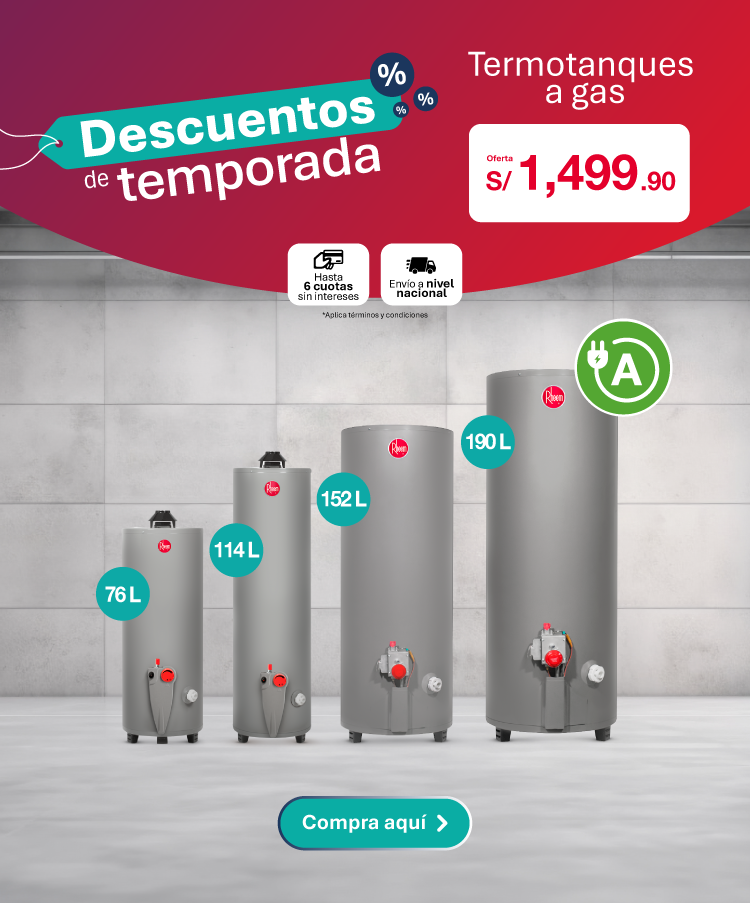 Termotanques a gas Rheem invierno