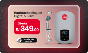 Oferta de calentador de agua eléctrico Rheem Rapiducha Elegant