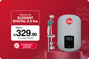 Oferta por Rheem Day en rapiducha Elegant Digital 5.5kw