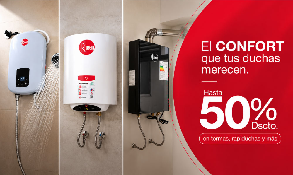 Descuentos de 50% El confort que tus duchas merecen